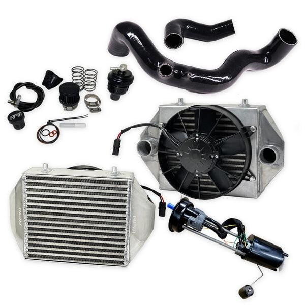 RPM Powersports Can-Am Maverick X3 120HP-170+HP Upgrade Kit X3 Big Core Intercooler, Fuel Pump & Silicone
